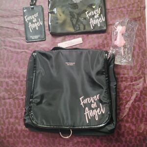 Victoria's Secret Black Travel Bag Set
